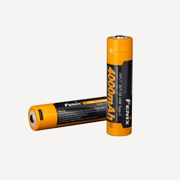 Аккумулятор 18650 Fenix ARB-L18-4000U (Li-Ion 3,6V/14,4Wh/max7A USB-C)